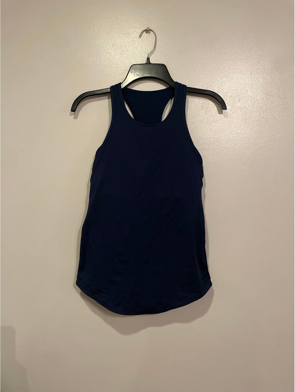 Lululemon Navy Blue Workout Tank Top w/ Bra Size M Medium